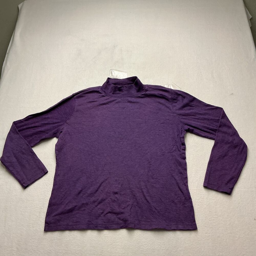 St John’s Bay Women’s Purple Size XL Long Sleeve Sweatshirt, 4313
